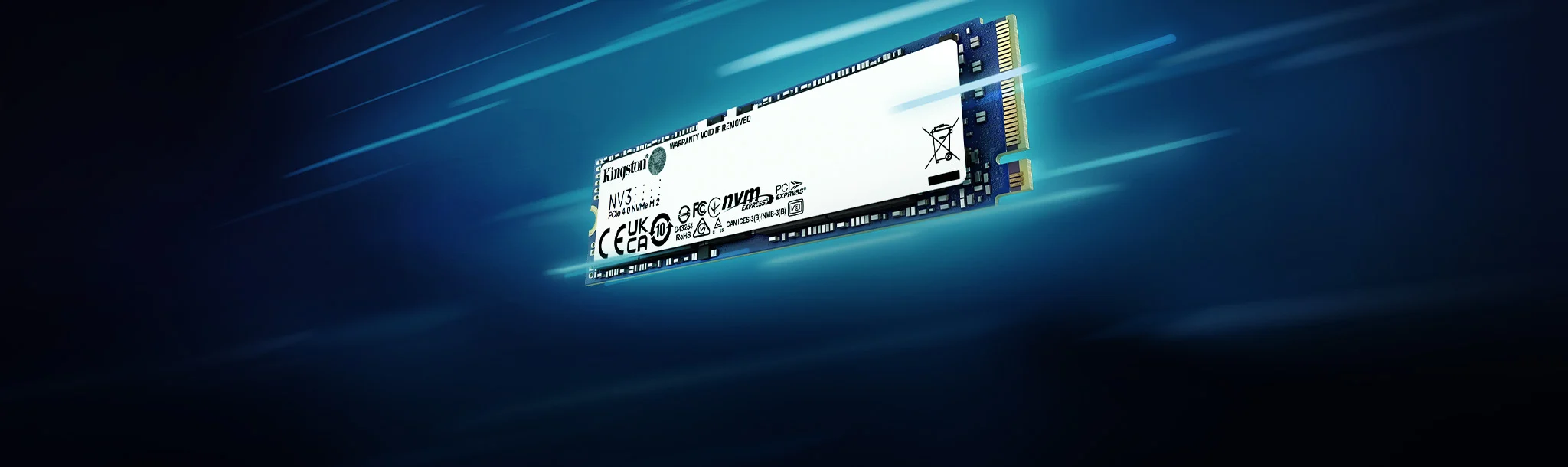 Disque Dur interne SSD Kingston NV3 M.2 2280 PCIe 4.0 x4 NVMe 500 Go