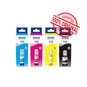 Pack de 4 Bouteilles d’Encre Epson EcoTank 112