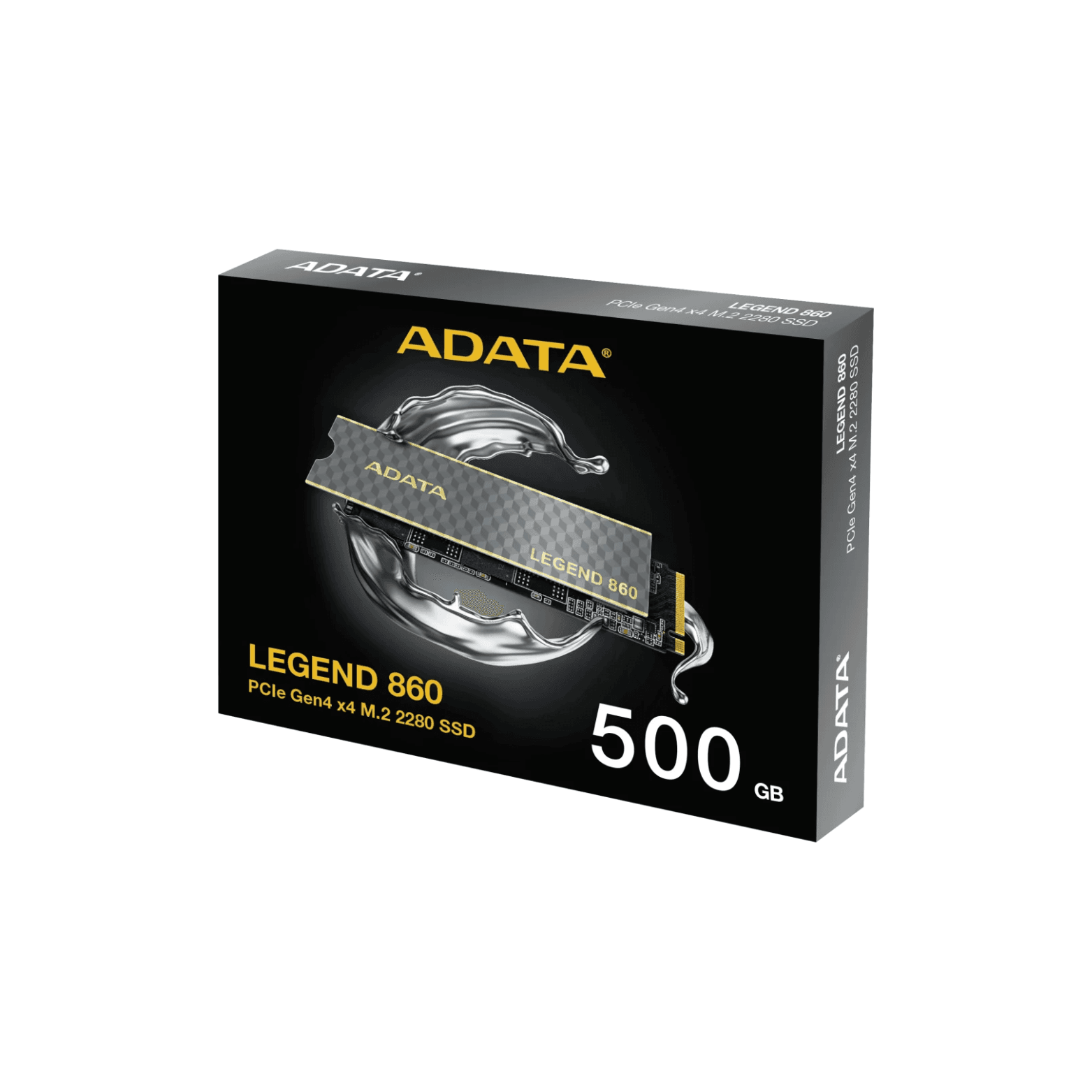 Disque Dur interne SSD ADATA LEGEND 860 PCIe Gen4 x4 M.2 2280 – 500 Go (1) Disque Dur interne SSD ADATA LEGEND 860 - 500 Go – Image 1