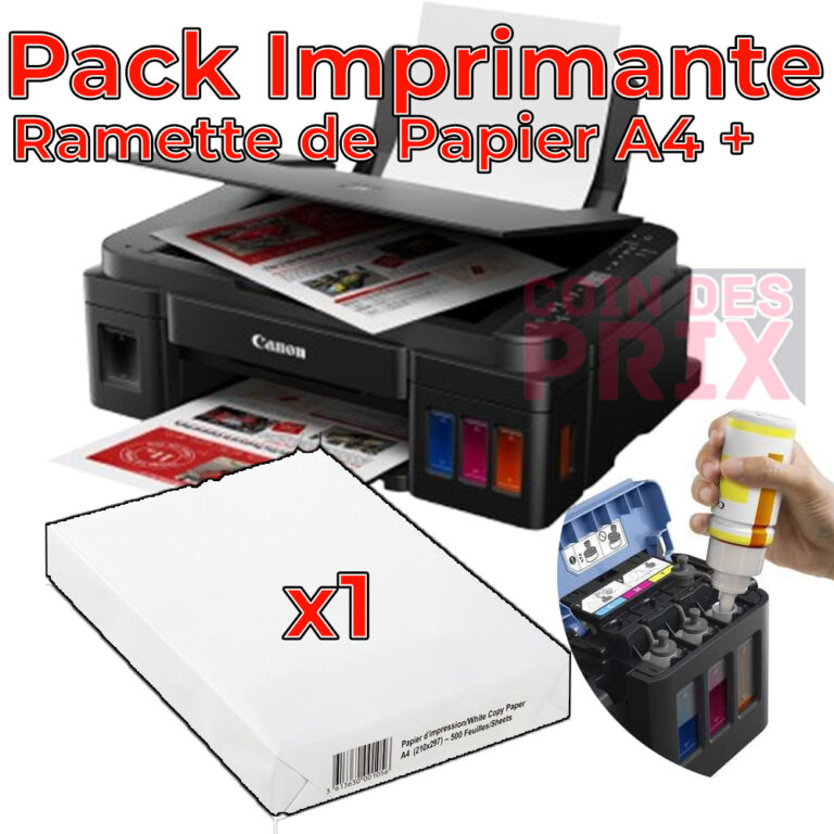 G3410 + ramette de papier A4