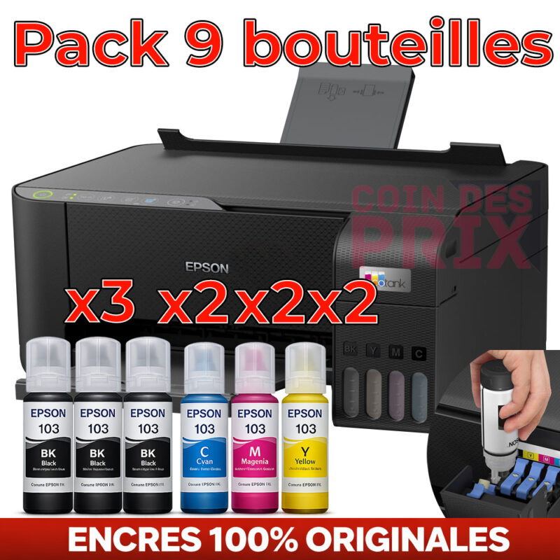L3250 + 9 bouteilles