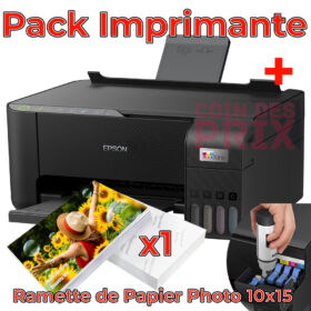 Pack Imprimante Epson L3250 Wi-Fi +  Papier Photo 10x15