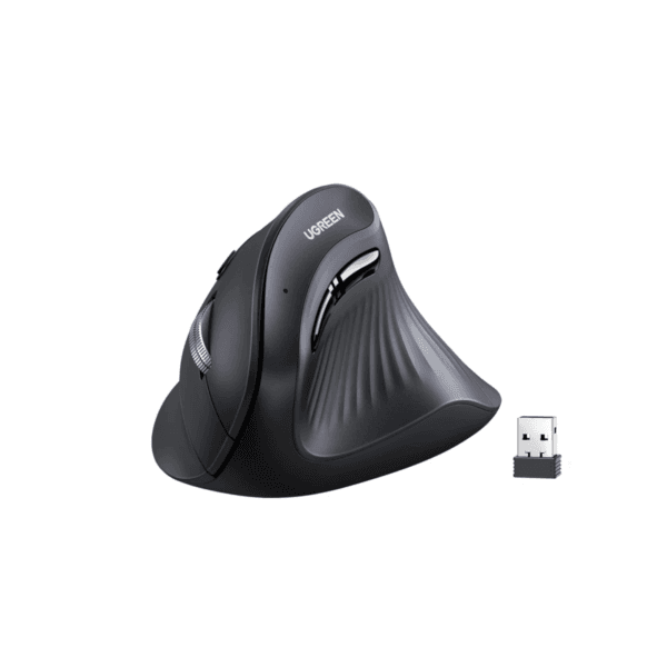 Souris sans fil Bluetooth Ugreen Multi-mode Vertical Noir