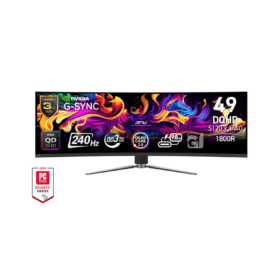 Écran incurvé Gaming MSI 49" DQHD MPG 491CQPX QD-OLED