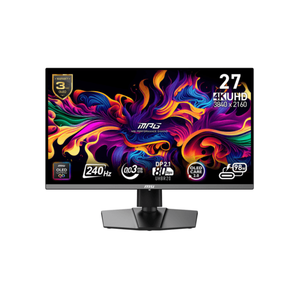 Moniteur Gaming MSI 27" LED MPG 272URX QD-OLED