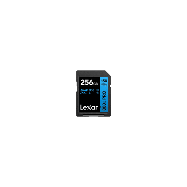 Carte SD Lexar 800x PRO SDXC UHS-I 256 Go 150MBs