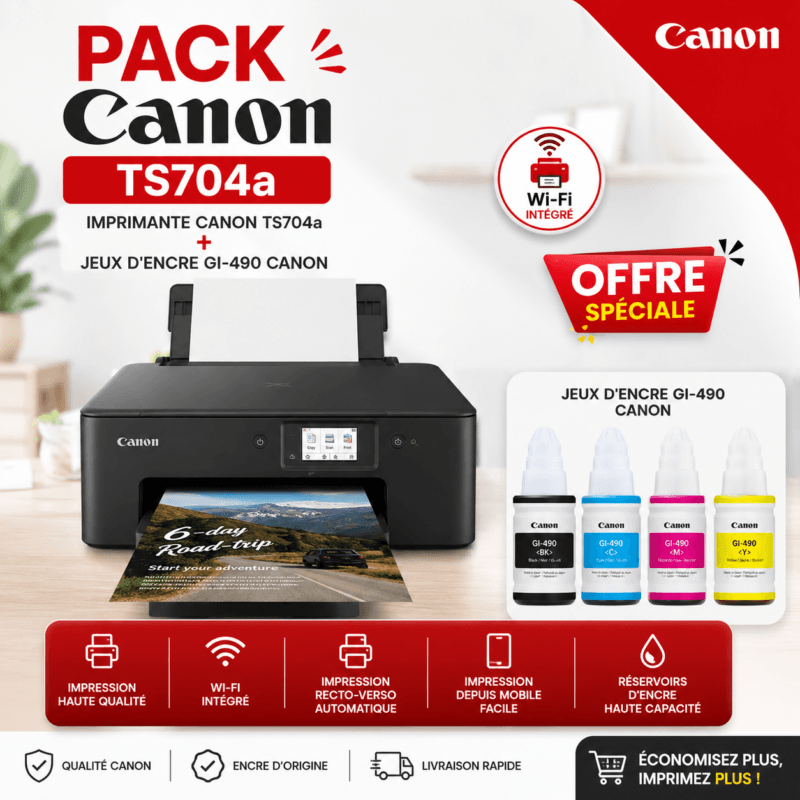 Pack Canon TS704 photo