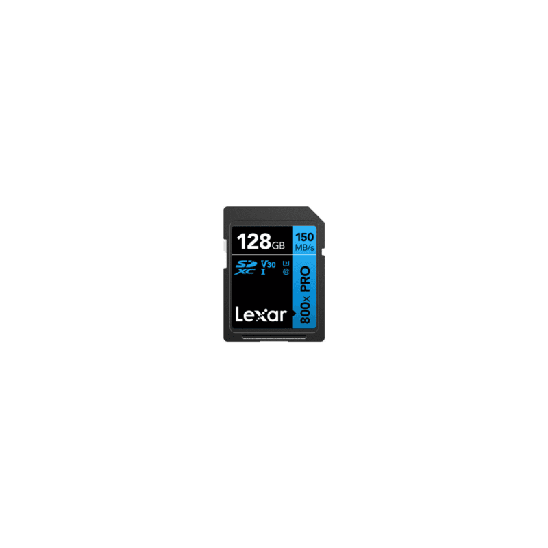 Carte SD Lexar 800x PRO SDXC UHS-I 128 Go 150MB/s